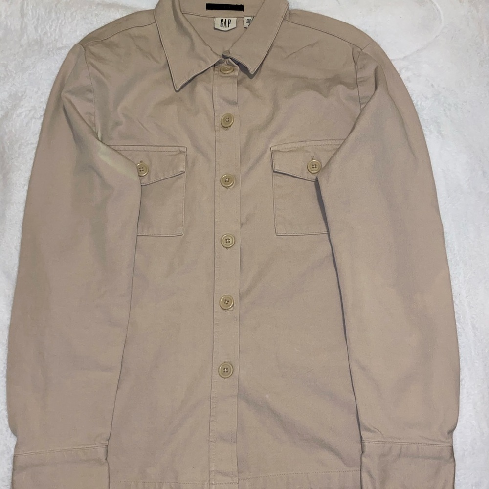 Gap Stretch button down jacket
